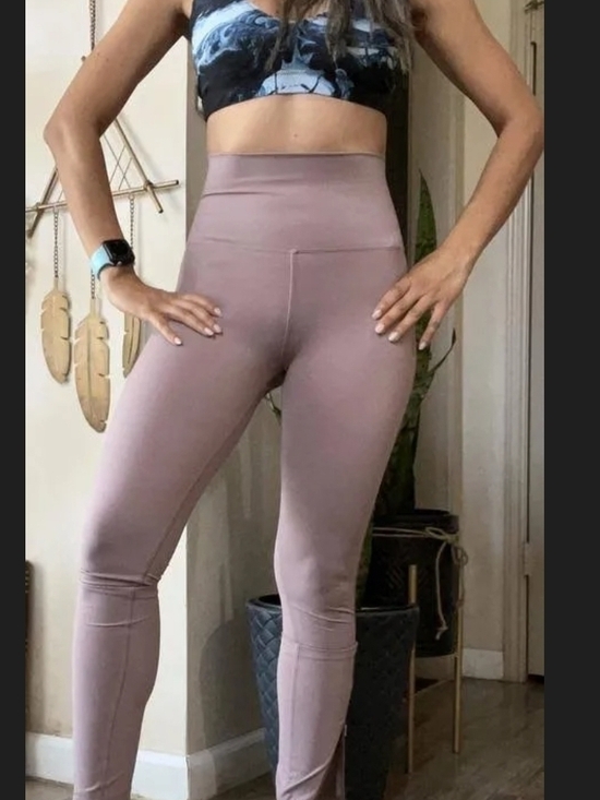adidas Pants - Adidas High-Waist Mauve Leggings – Comfortable Women’s Activewear